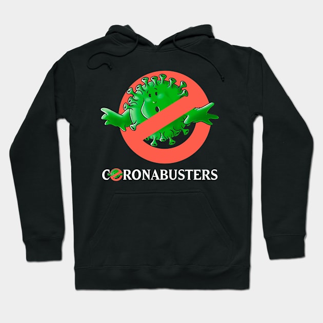 Coronabusters Hoodie by Cromanart